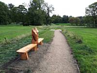 The Butterfly and Creepy Crawly bench
